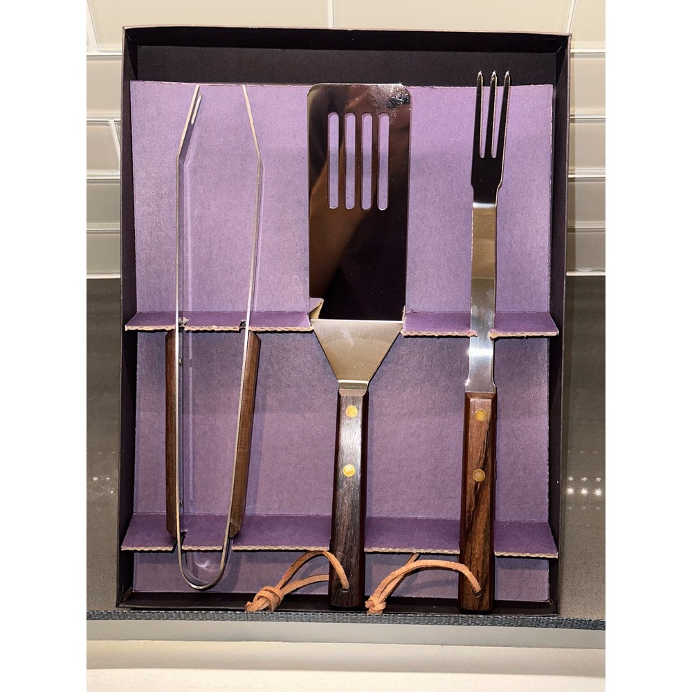 BURNCO GIFTWARE 3pc Grill Set Made in Japan